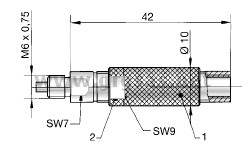 A6-6-F adattatore con regolazione della forza di misura