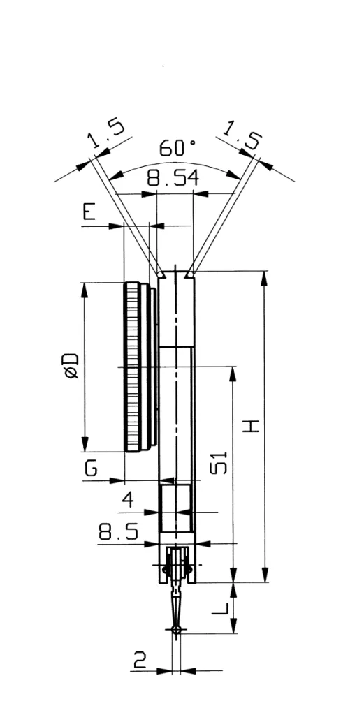 Forma B DIN 2270